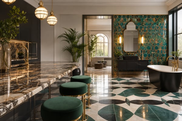 Art Deco Influences in Contemporary Tile Design