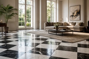 The Resurgence of Checkerboard Flooring Materials