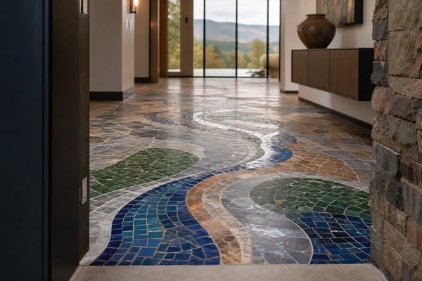 Custom Mosaics: Turning Art into Flooring