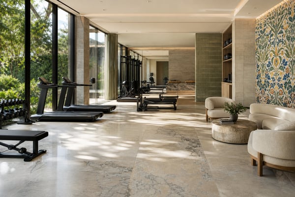 Boutique Fitness Studios: Sweat-Proof and Stylish Surfaces