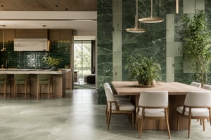 Green with Envy: The Dominance of Emerald and Sage Tiles