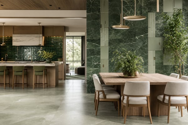 Green with Envy: The Dominance of Emerald and Sage Tiles