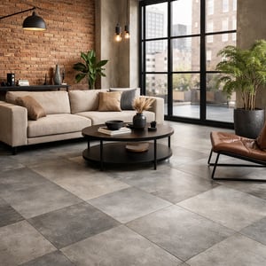 Industrial Chic: Concrete-Look Tile for Denver’s Urban Core