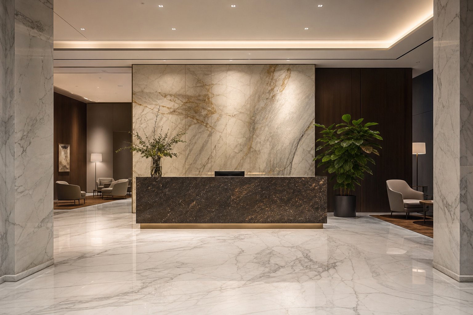 Bank Branch Design: Projecting Stability with Stone