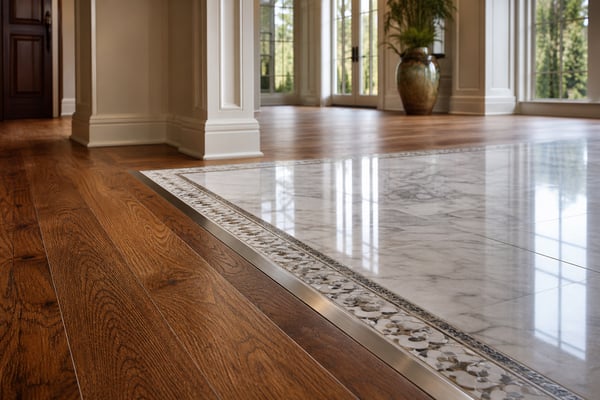 Transition Strips: Moving from Wood to Tile
