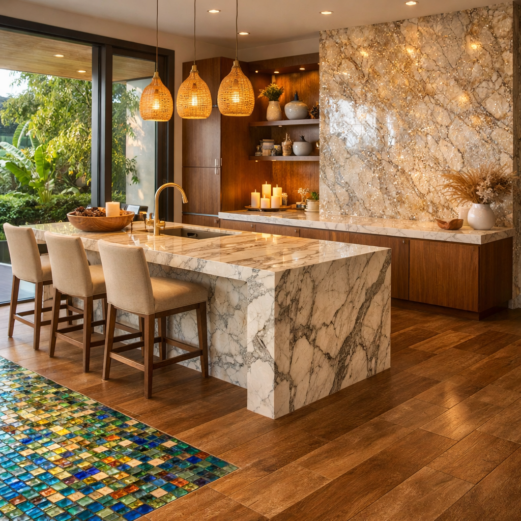 Designing for Seasonality: Tile that Works in Winter and Summer