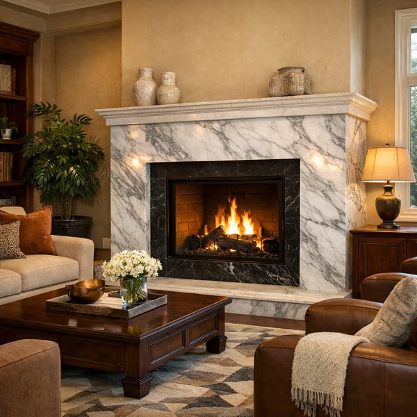 Custom Fireplace Surrounds: A Staple for Denver Living Rooms