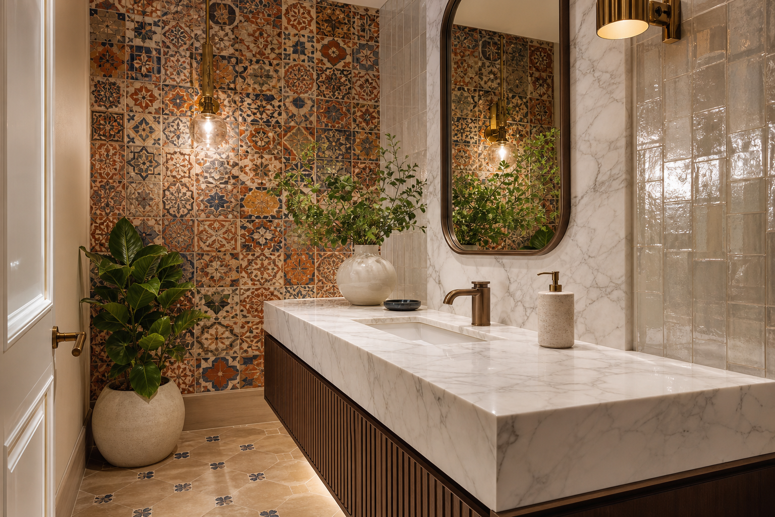 Powder Room Drama: Taking Risks in Small Spaces