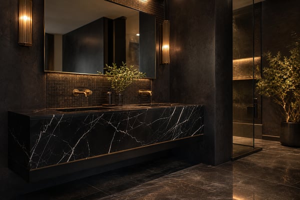 Dark and Moody Bathrooms: The Anti-White Trend