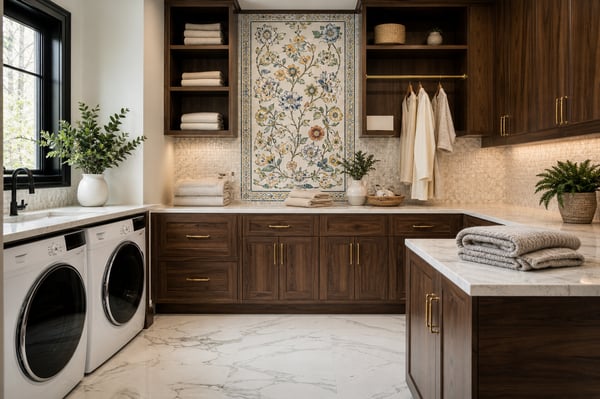 Laundry Room Luxe: Elevating Utility Spaces