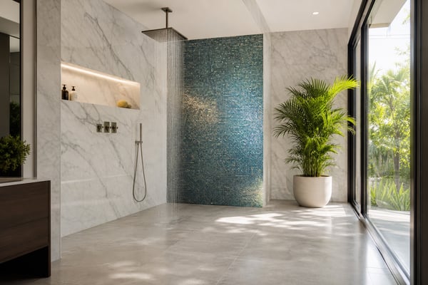 The Open-Concept Shower: Curbless and Seamless