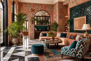 Maximalism Returns: Mixing Patterns and Textures Boldly