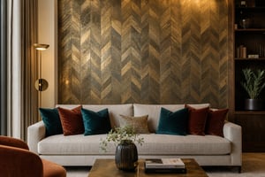 Metallic Glazes: Adding Glamour to Vertical Surfaces