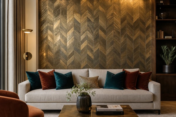 Metallic Glazes: Adding Glamour to Vertical Surfaces