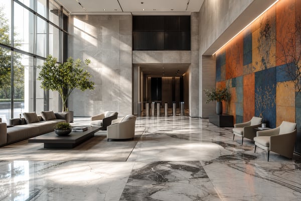 Branding with Tile: Custom Colors for Corporate HQs