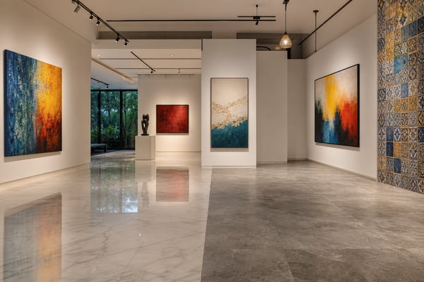 Museum and Gallery Flooring: Neutral Backdrops