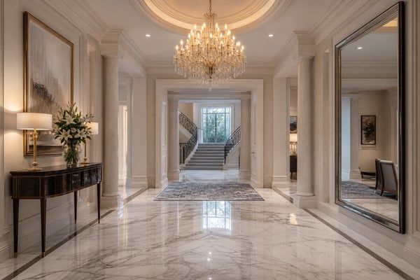 Statement Floors for Grand Foyers