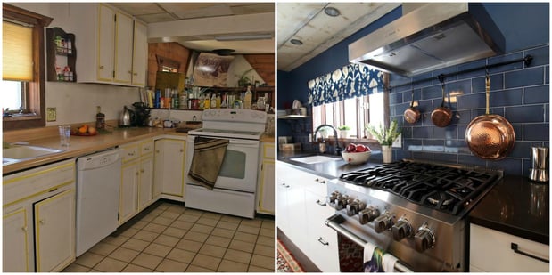 Before and After Kitchen Renovation