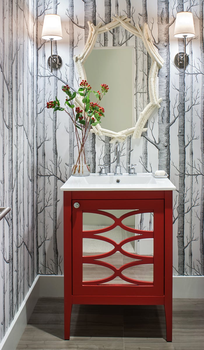 Schmit Aspen Red Vanity