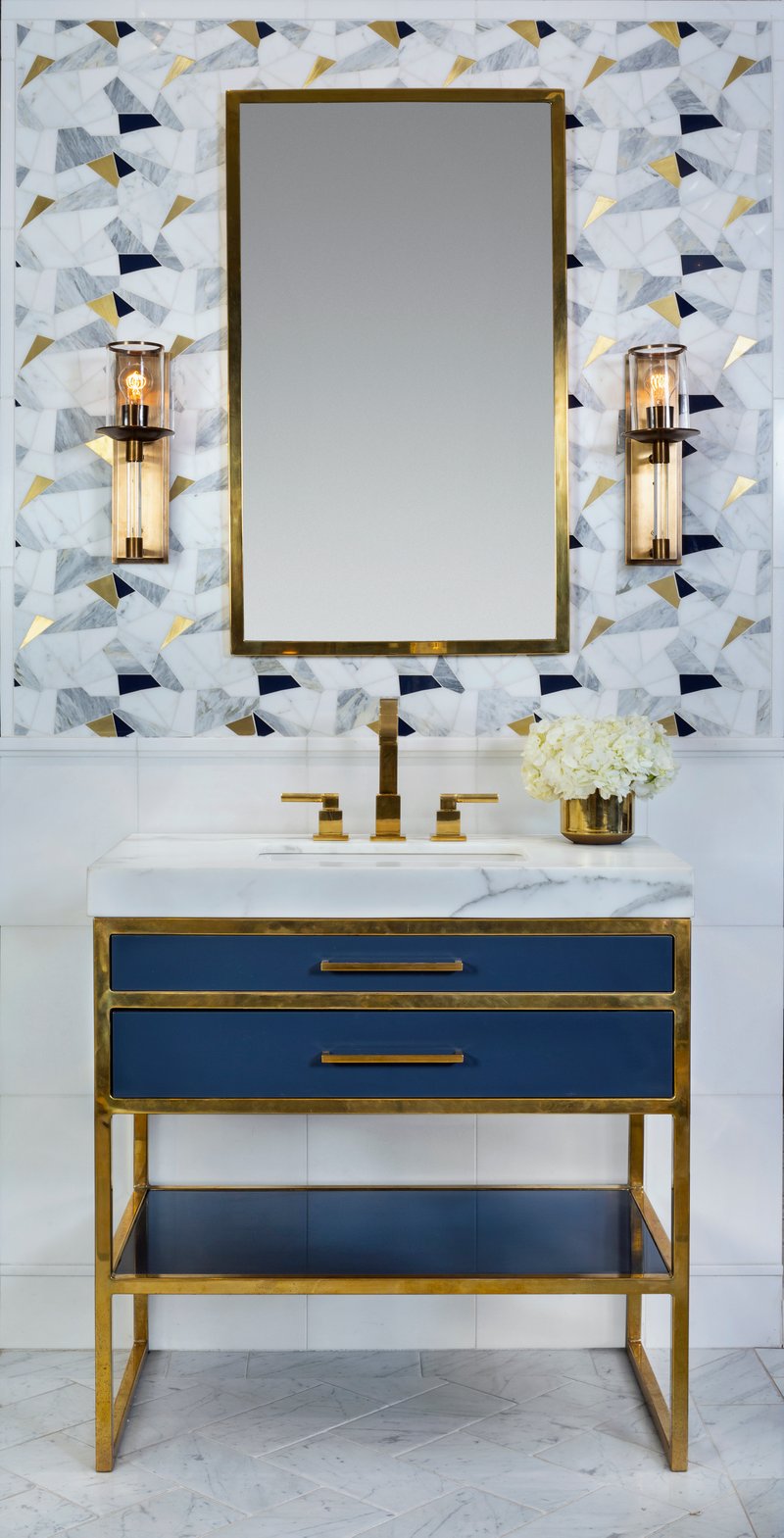 Navy Vanity