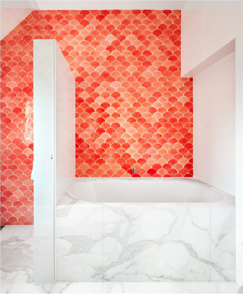 Fish Scale Coral Tile