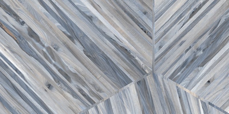 P Kauri Diagonal Blue Natural