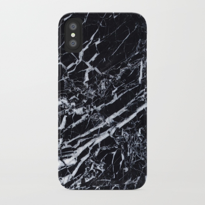 real-marble-black-cases